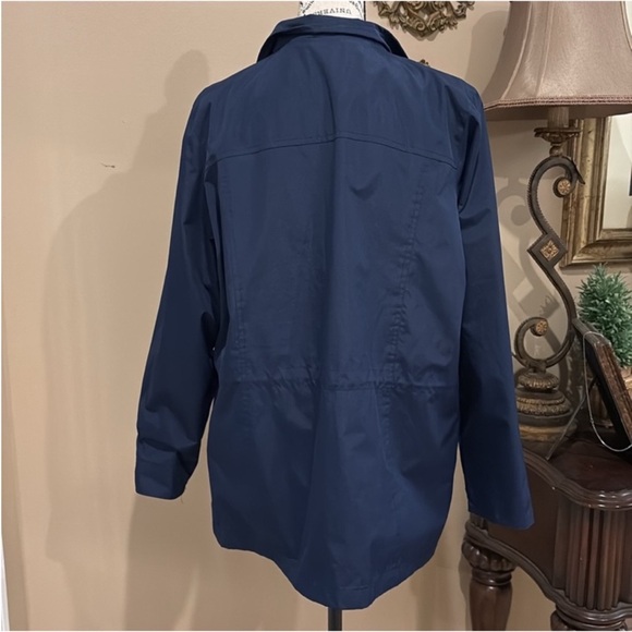 **IZOD Jacket Zip Closure Drawstring Waist Versatile Lightweight Front Pockets L - Picture 8 of 13
